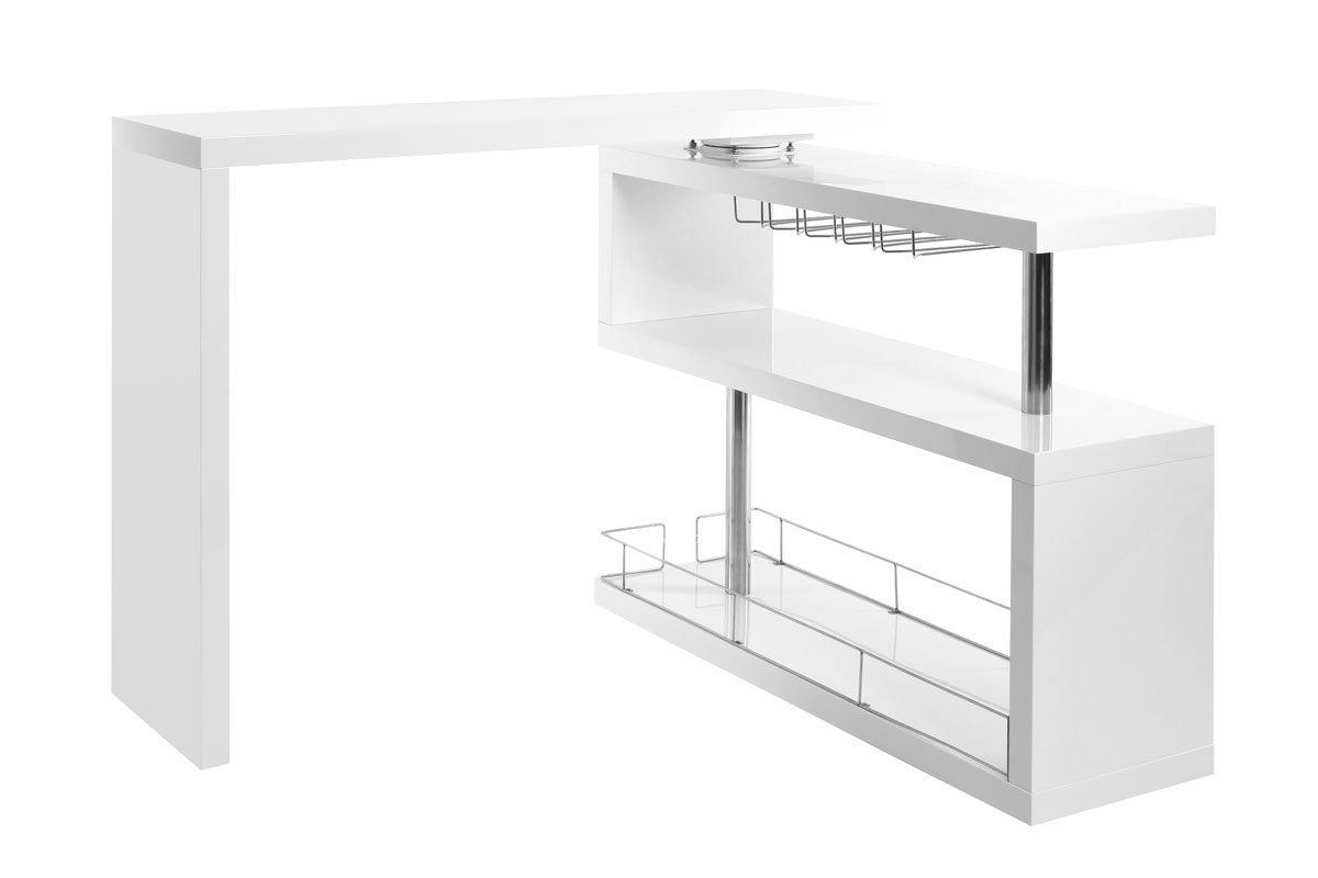 Mueble-bar diseo lacado blanco mvil MAX