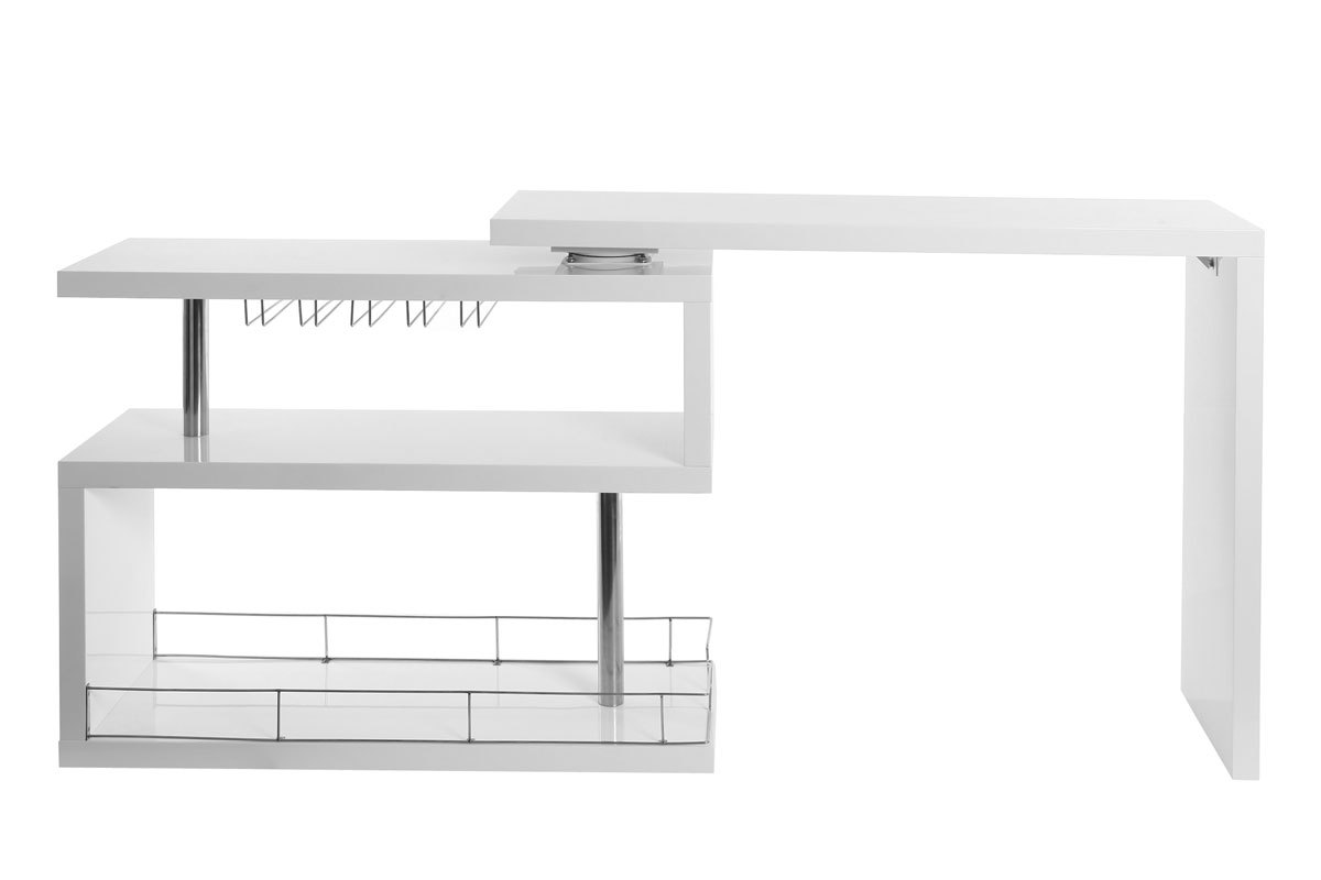 Mueble-bar diseo lacado blanco mvil MAX