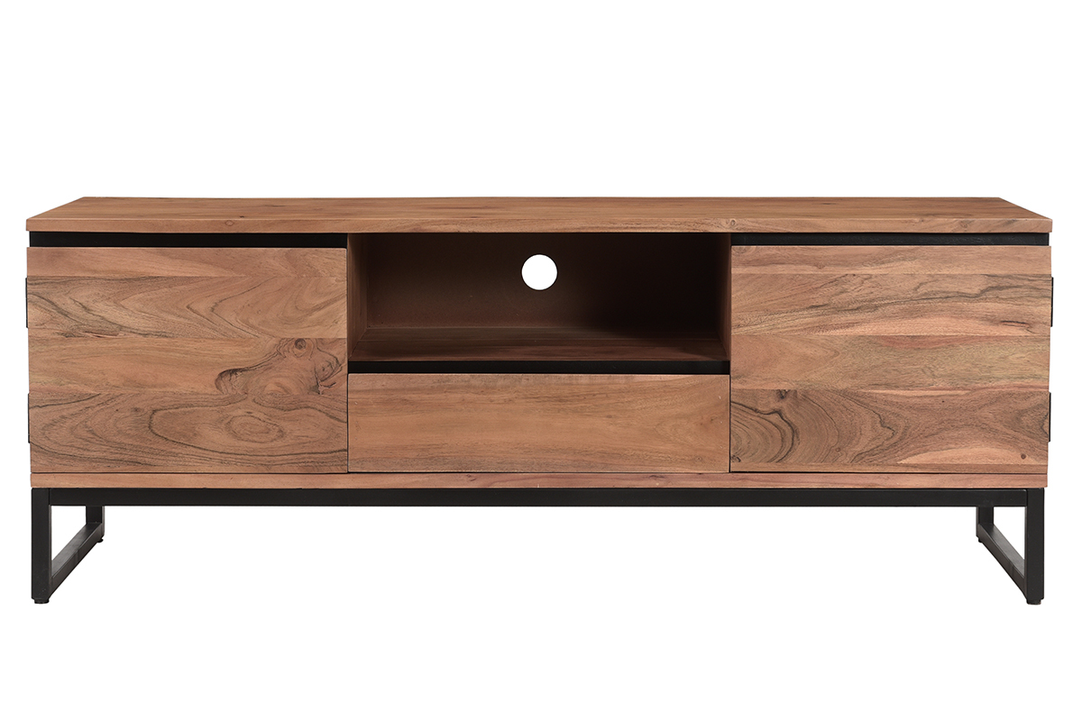 Mueble TV de acacia maciza 135cm HOORN