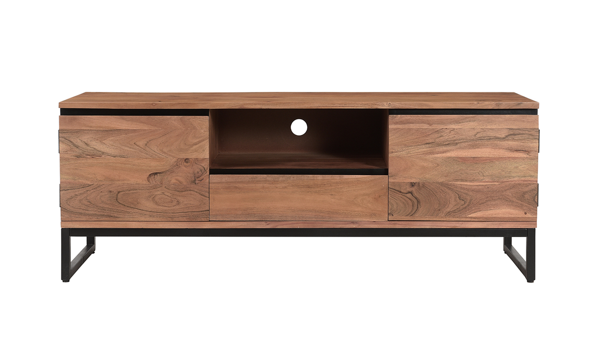 Mueble TV de acacia maciza 135cm HOORN