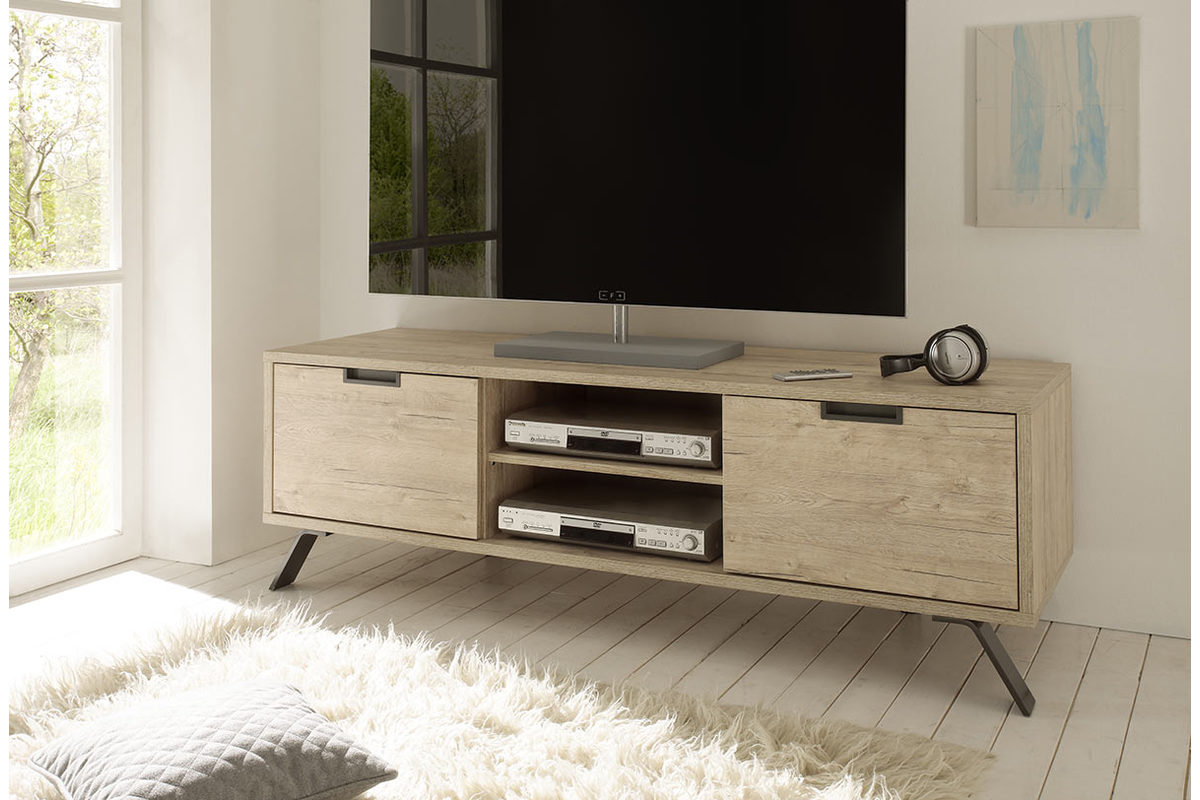 Mueble TV diseo 156cm roble ORIGIN