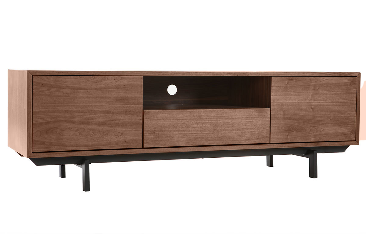 Mueble TV diseo vintage 160cm nogal MANNY