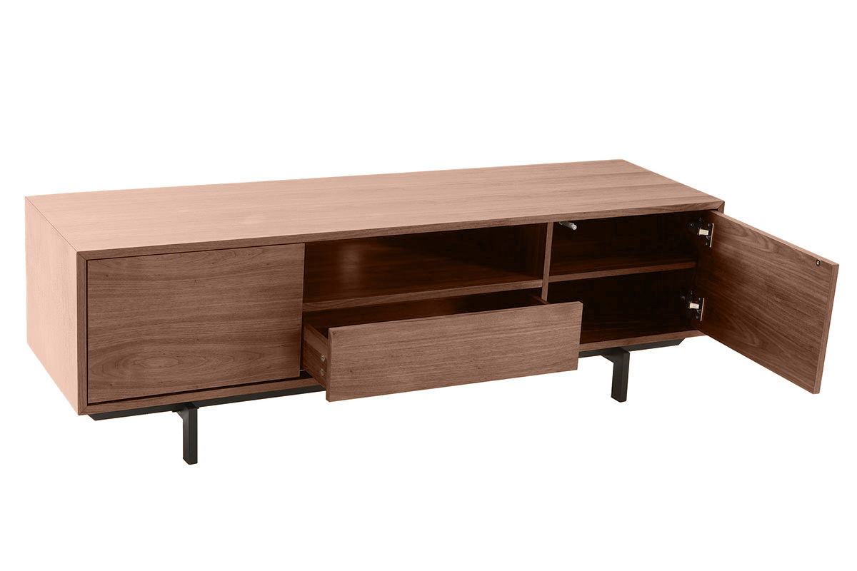 Mueble TV diseo vintage 160cm nogal MANNY