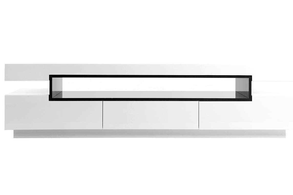 Mueble TV lacado blanco LIVO