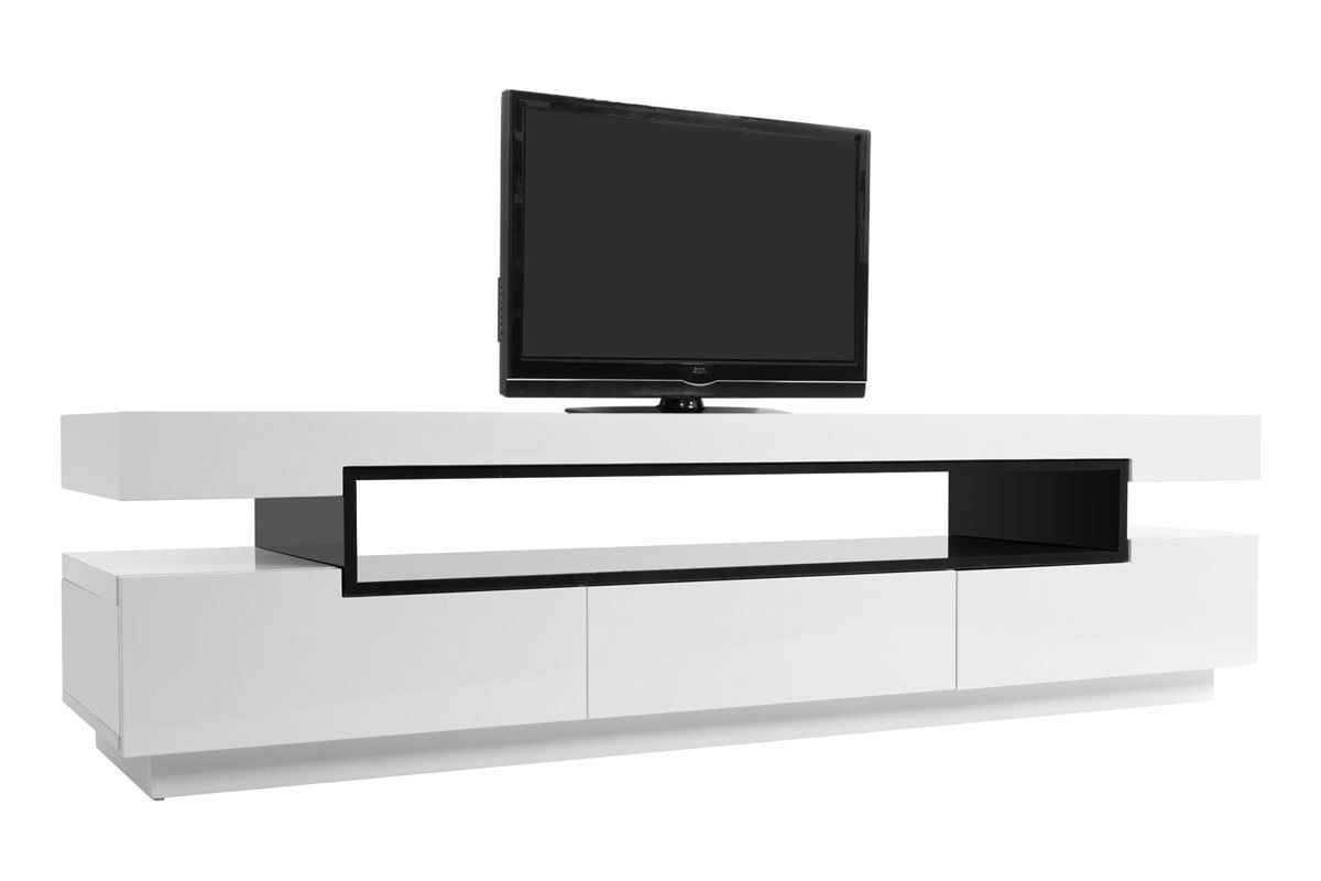 Mueble TV lacado blanco LIVO