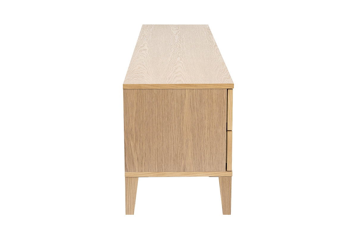 Mueble TV nrdico de madera clara 180 cm FREDDY