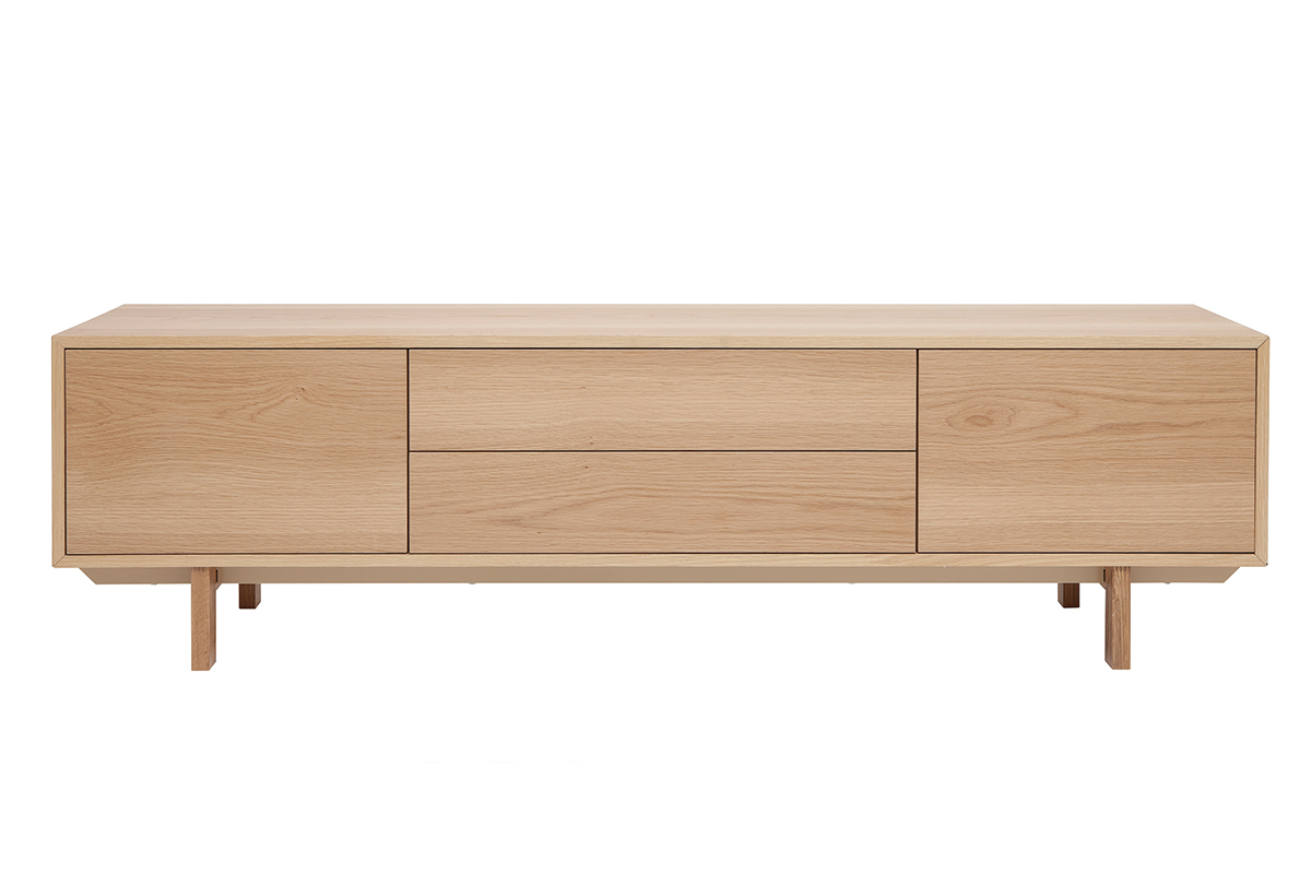 Mueble TV nrdico de madera clara 180cm SID