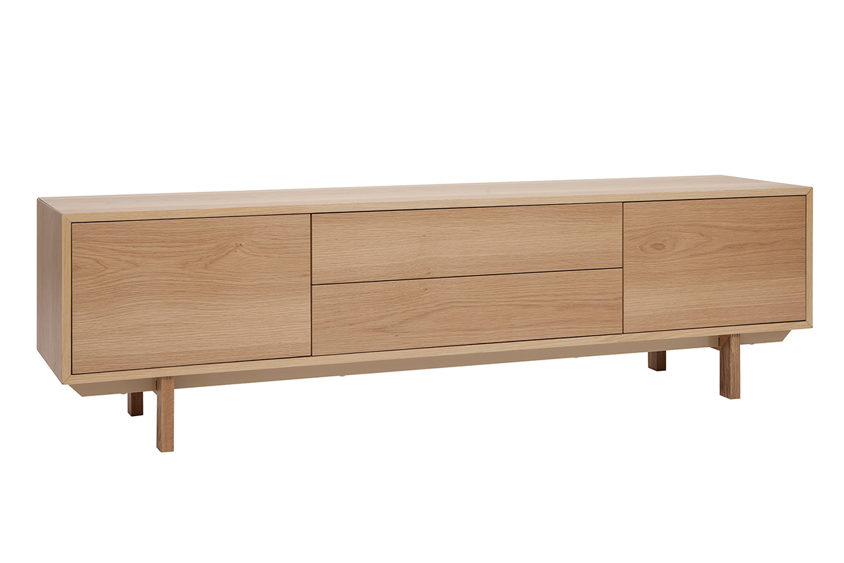 Mueble TV nrdico de madera clara 180cm SID