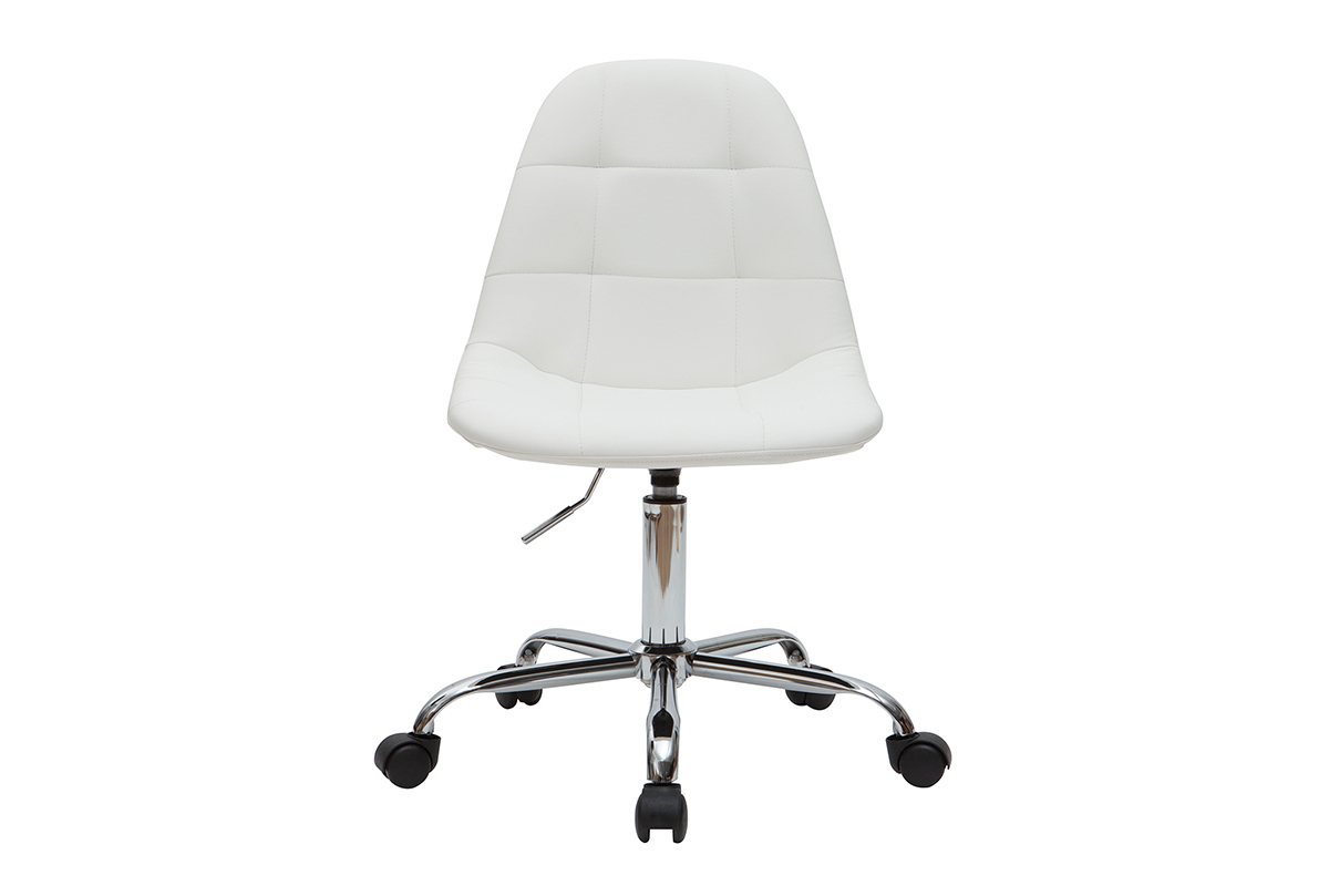 Silla de escritorio moderna blanca COX