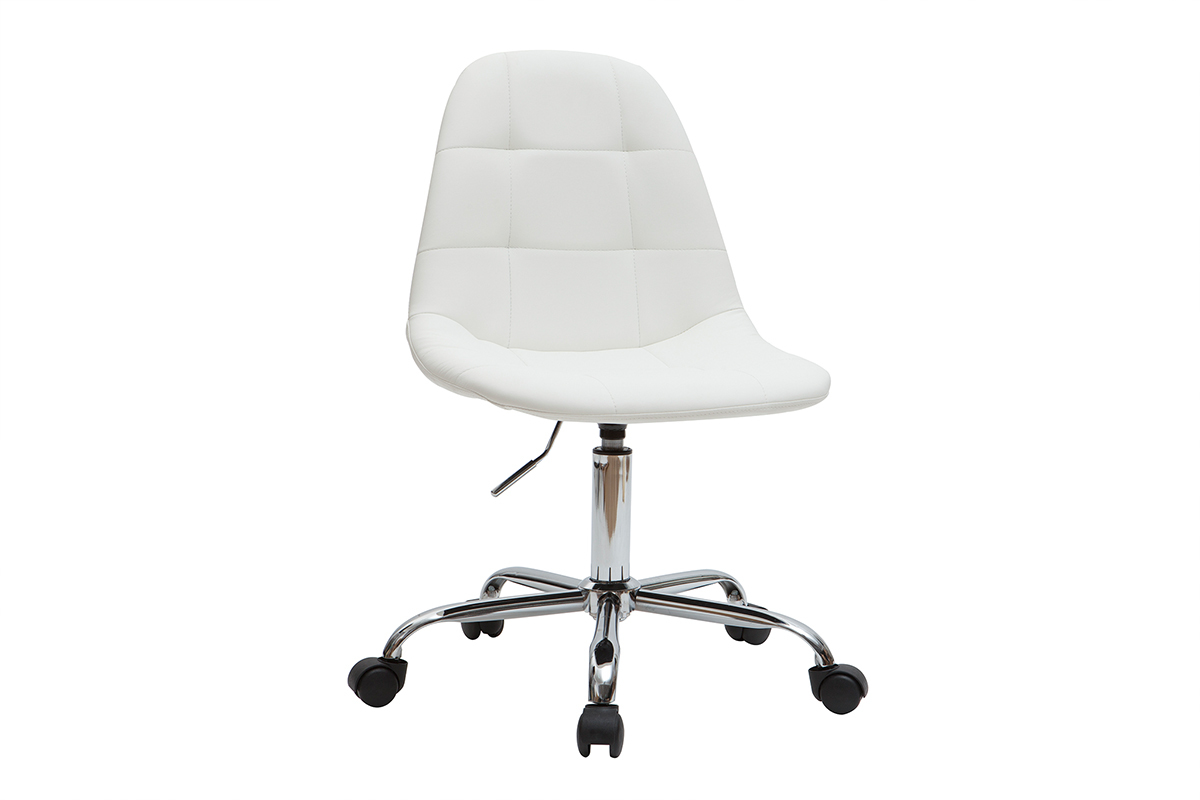 Silla de escritorio moderna blanca COX