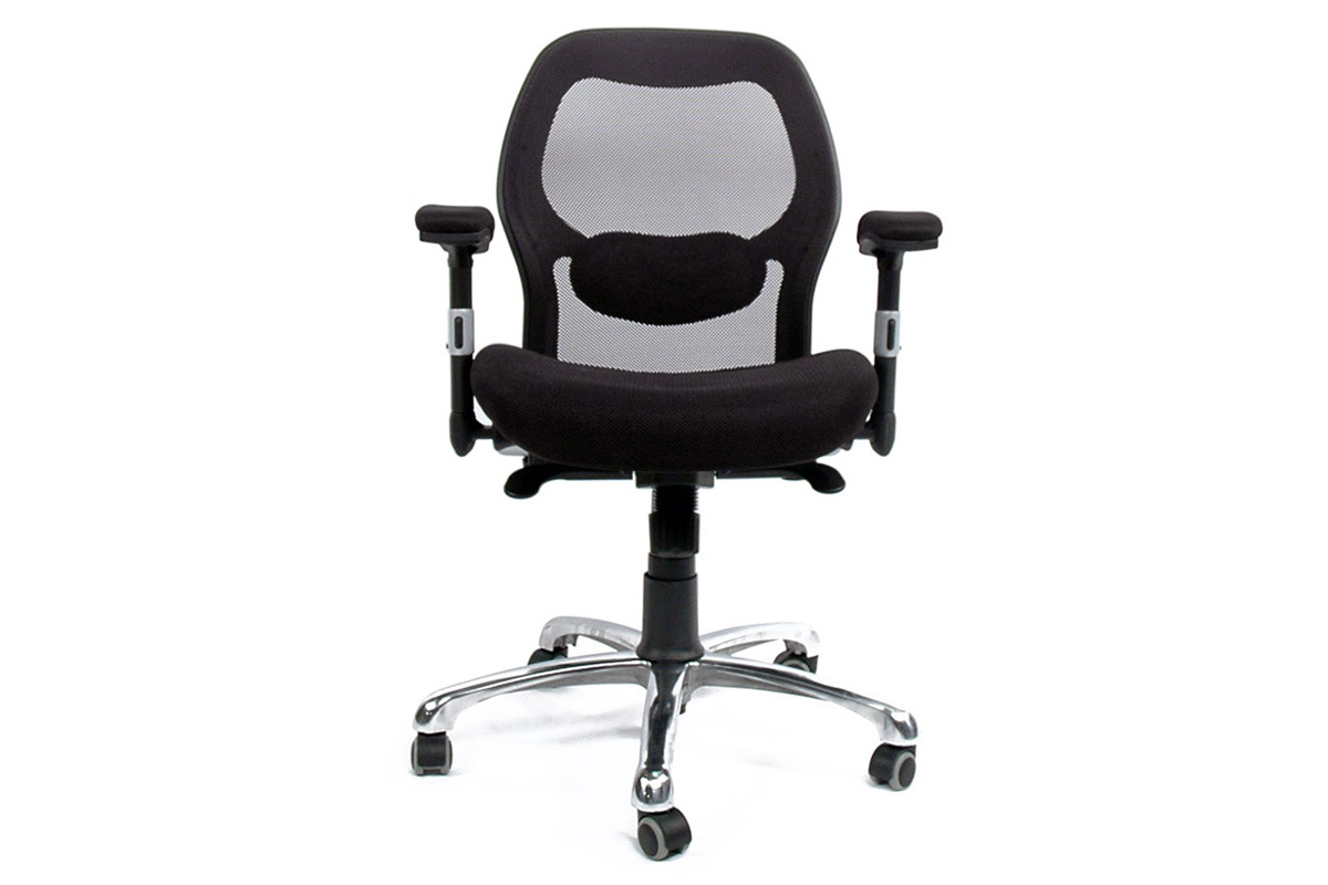 Silla de oficina ergonmica negra ULTIMATE V2