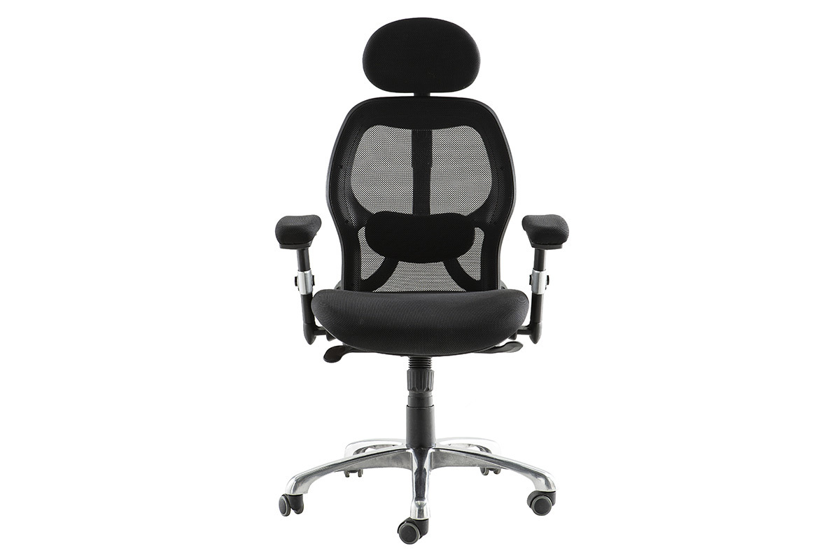 Silla de oficina ergonmica negra Ultimate v2 plus