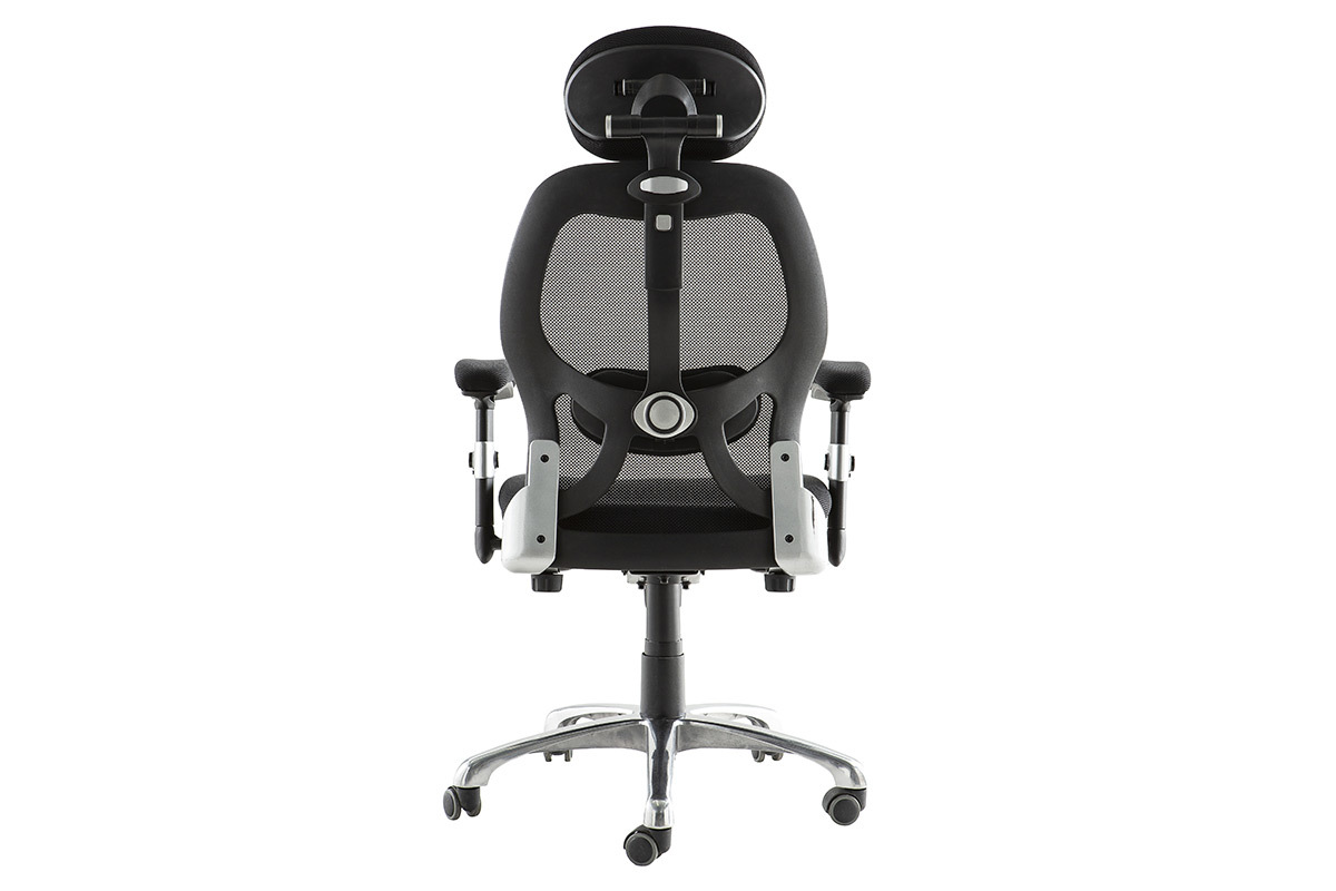 Silla de oficina ergonmica negra Ultimate v2 plus