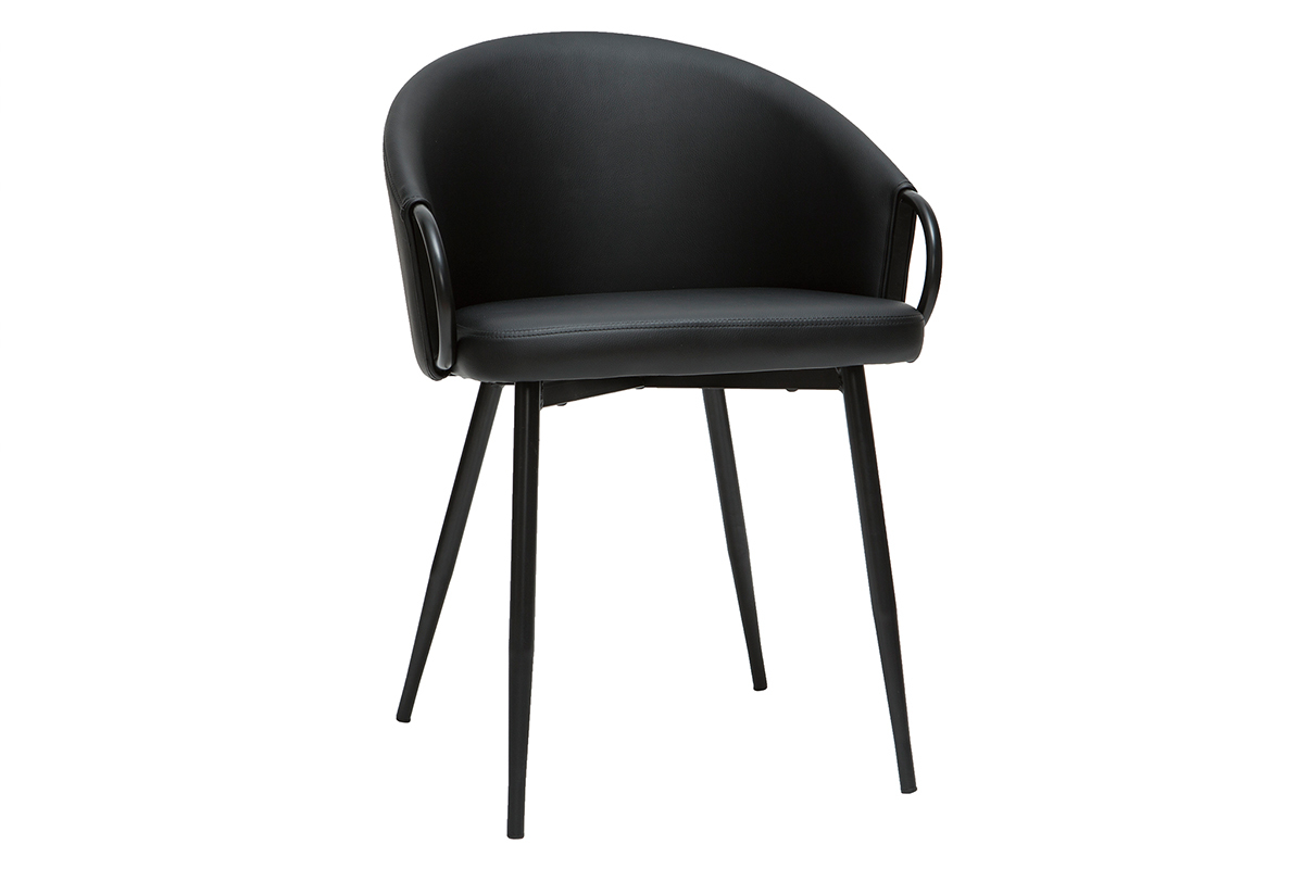 Silla moderna negra PRECIO