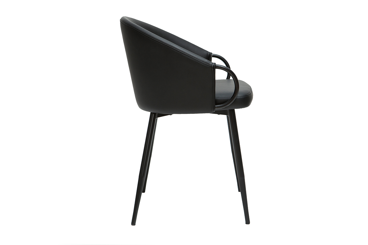 Silla moderna negra PRECIO