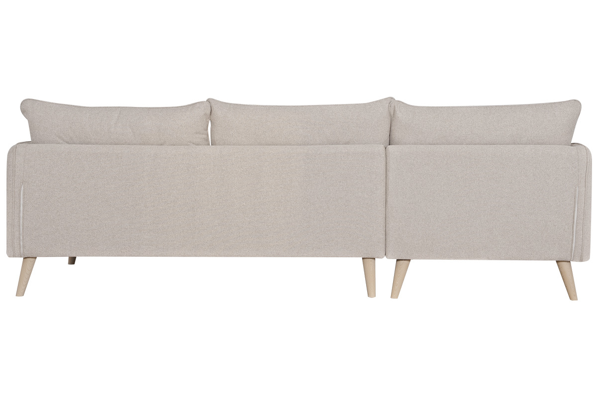 Sof chaise longue a la izquierda 5plazas beige - GUILTY