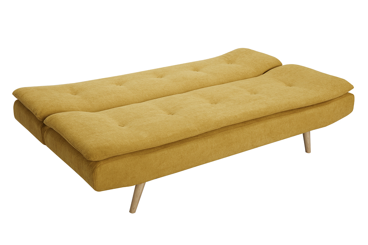 Sof convertible nrdico 3 plazas amarillo SENSO