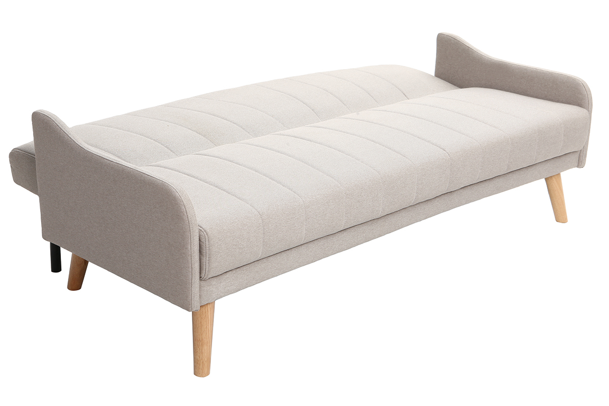 Sof convertible vintage 3 plazas gris ARYA