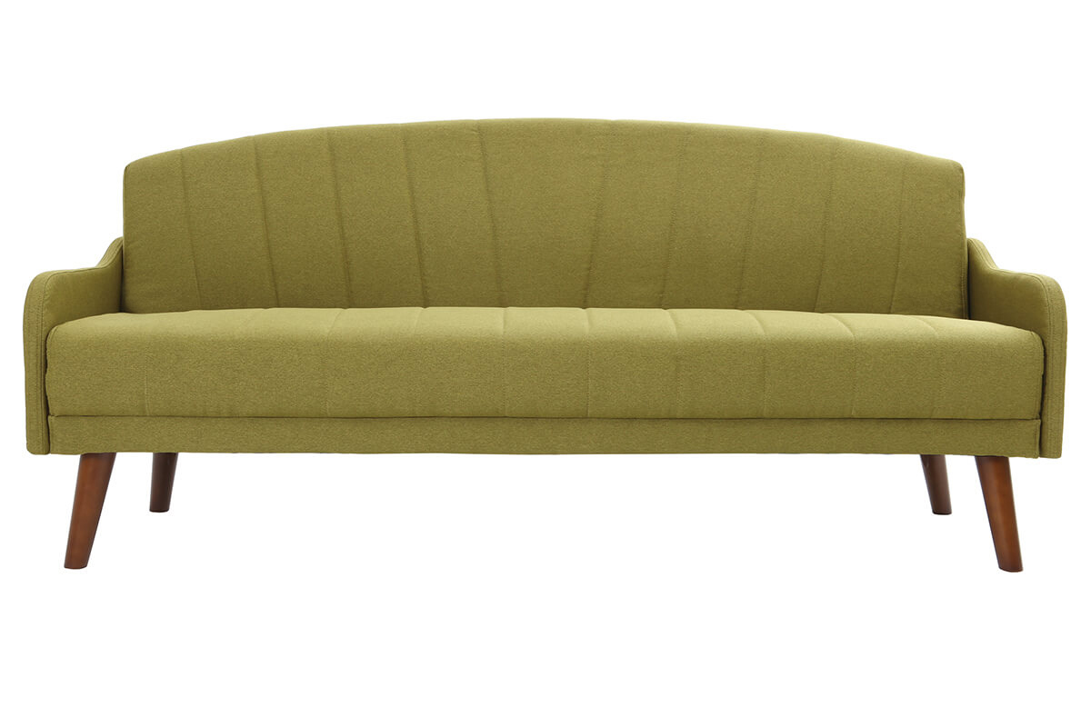 Sof convertible vintage 3 plazas verde ARYA