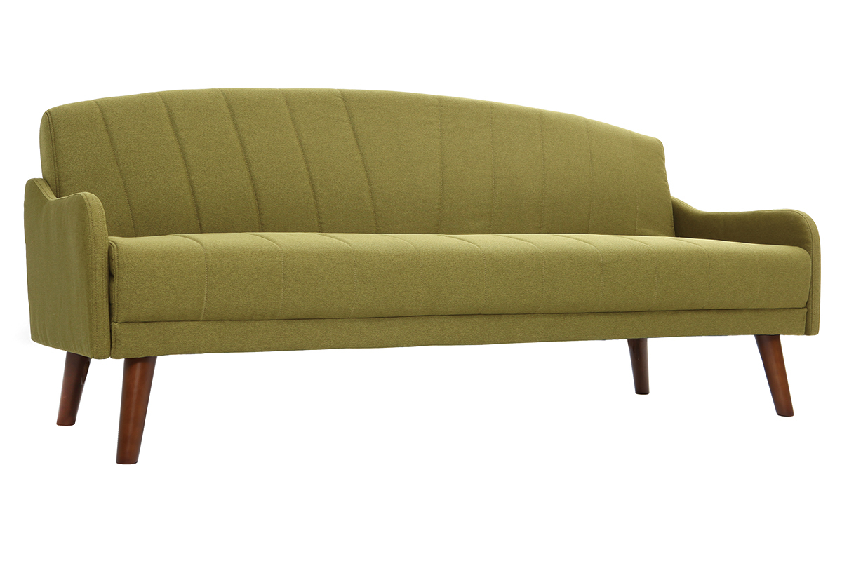 Sof convertible vintage 3 plazas verde ARYA