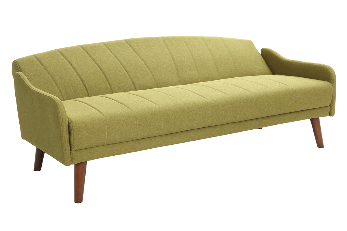 Sof convertible vintage 3 plazas verde ARYA